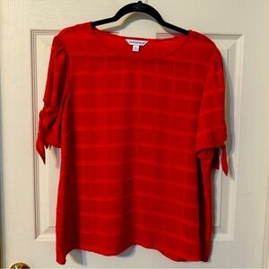 Counterparts Dressy Red Blouse - Size XL